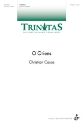 O Oriens SATB choral sheet music cover